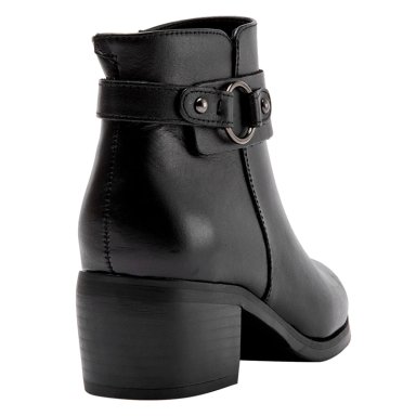 BOTINES MUJER BRUNO ROSSI NEGRO BRMH609 CUERO - 5
