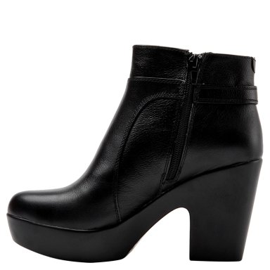 BOTINES MUJER BRUNO ROSSI NEGRO BRMH618 CUERO - 4