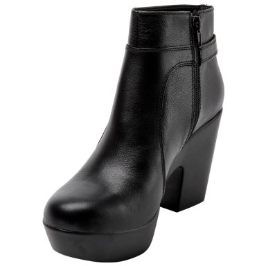 BOTINES MUJER BRUNO ROSSI NEGRO BRMH618 CUERO - 3
