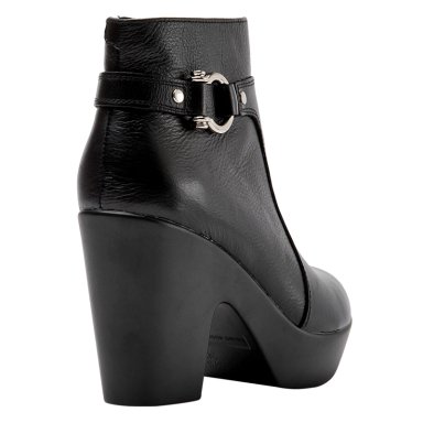BOTINES MUJER BRUNO ROSSI NEGRO BRMH618 CUERO - 5