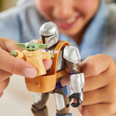 FIGURA DE ACCIÓN STAR WARS MIXMASHERS EL MANDALORIANO Y GROGU - 11