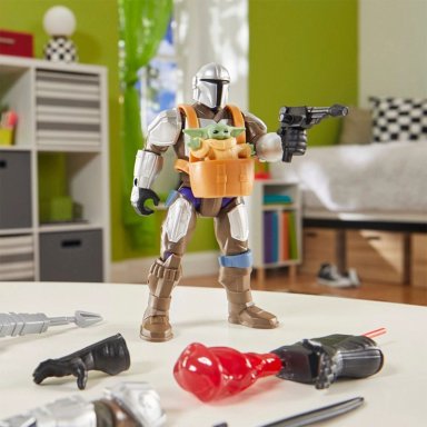 FIGURA DE ACCIÓN STAR WARS MIXMASHERS EL MANDALORIANO Y GROGU - 13
