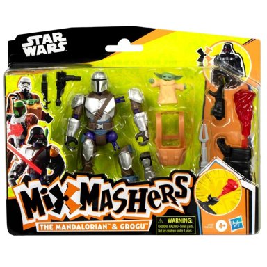 FIGURA DE ACCIÓN STAR WARS MIXMASHERS EL MANDALORIANO Y GROGU - 14