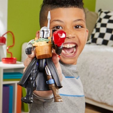 FIGURA DE ACCIÓN STAR WARS MIXMASHERS EL MANDALORIANO Y GROGU - 5