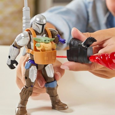 FIGURA DE ACCIÓN STAR WARS MIXMASHERS EL MANDALORIANO Y GROGU - 10