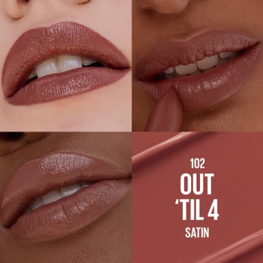 LABIAL HIDRATANTE MAYBELLINE SERUM LIPSTICK SATIN 102 - 5