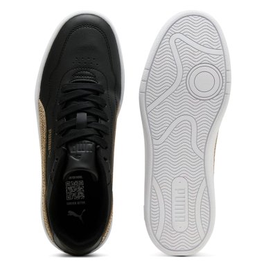 ZAPATILLAS MUJER PUMA CASUALES NEGRO COURT LALLY TOPCAT CUERO - 4