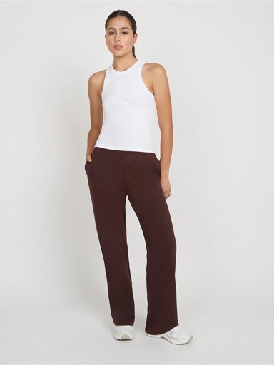 PANTALÓN MUJER ELLESSE ALGODÓN FRAN CAFÉ - 4