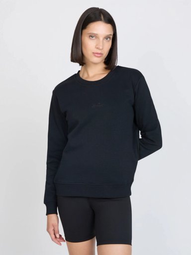 POLERÓN MUJER ELLESSE ALGODÓN CONSUELO NEGRO - 1