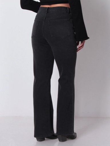 JEANS MUJER WADOS ALGODÓN RECTO TIRO ALTO - 4