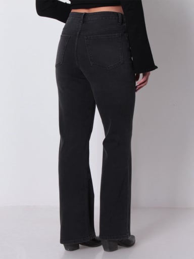 JEANS MUJER WADOS ALGODÓN RECTO TIRO ALTO - 4