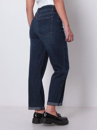 JEANS MUJER WADOS ALGODÓN RECTO TIRO ALTO - 4