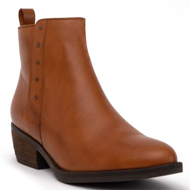 BOTINES MUJER GACEL CAFÉ GINITA CUERO - 3