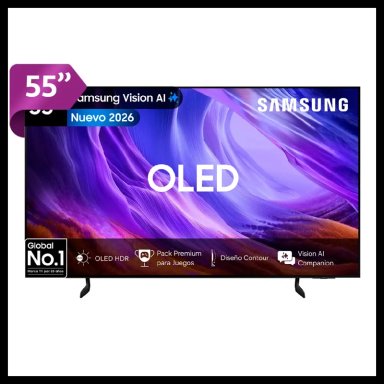 SMART TV SAMSUNG OLED 4K UHD 55” QN55S85HAEXZS - 1