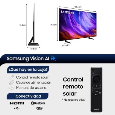 SMART TV SAMSUNG OLED 4K UHD 55” QN55S85HAEXZS - 3