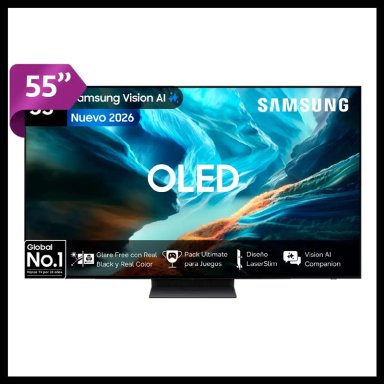 SMART TV SAMSUNG OLED 4K UHD 55” QN55S90HAGXZS - 1