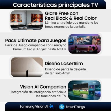 SMART TV SAMSUNG OLED 4K UHD 55” QN55S90HAGXZS - 4
