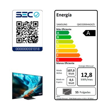 SMART TV SAMSUNG OLED 4K UHD 55” QN55S90HAGXZS - 10