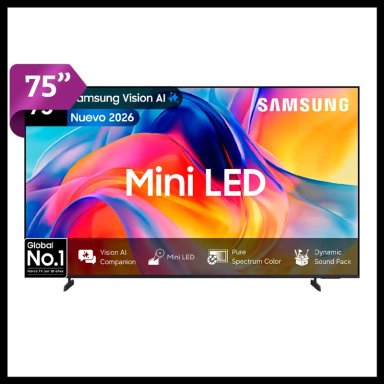 SMART TV SAMSUNG MINI LED 4K UHD 75” UN75M70HAGXZS - 1