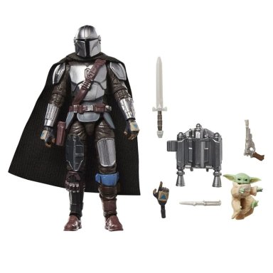 FIGURA DE ACCIÓN STAR WARS THE VINTAGE COLLECTION THE MANDALORIAN & GROGU - 1