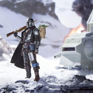 FIGURA DE ACCIÓN STAR WARS THE VINTAGE COLLECTION THE MANDALORIAN & GROGU - 11