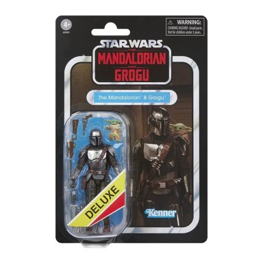 FIGURA DE ACCIÓN STAR WARS THE VINTAGE COLLECTION THE MANDALORIAN & GROGU - 12