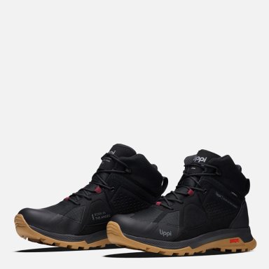 ZAPATILLAS HOMBRE LIPPI TREKKING NEGRO VULCANO ONYX MID B-DRY  - 3