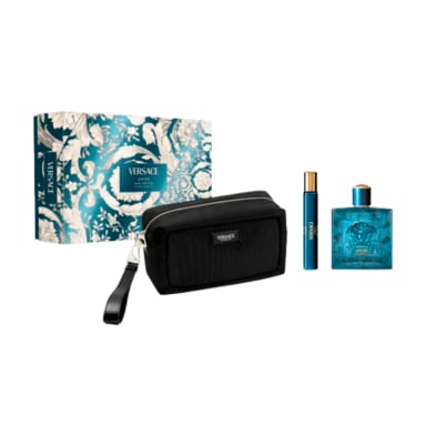 SET PERFUME HOMBRE VERSACE EROS EDT 100ML+10ML + REGALO - 3
