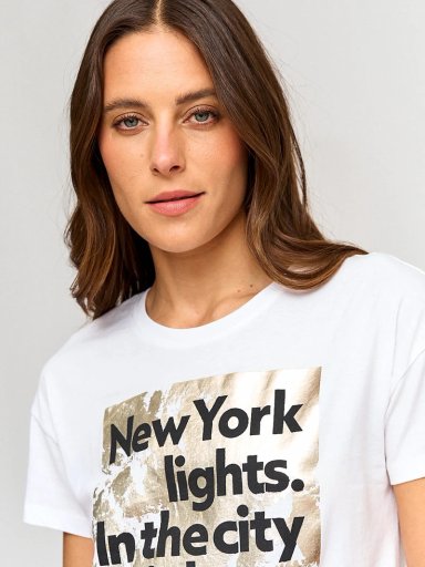 POLERA MUJER INDEX ALGODÓN MANGA CORTA - 3