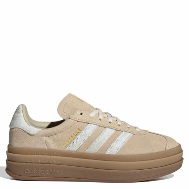 ZAPATILLAS MUJER ADIDAS ORIGINALS CASUALES BEIGE GAZELLE BOLD - 1