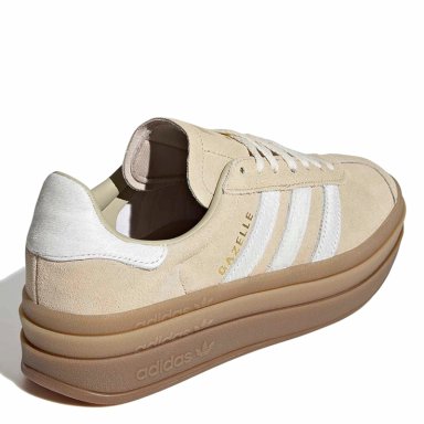 ZAPATILLAS MUJER ADIDAS ORIGINALS CASUALES BEIGE GAZELLE BOLD - 4