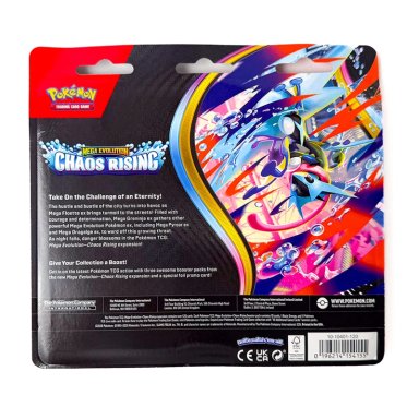 CARTAS POKEMON CHAOS RISING 3 PACK BLISTER EN - 3