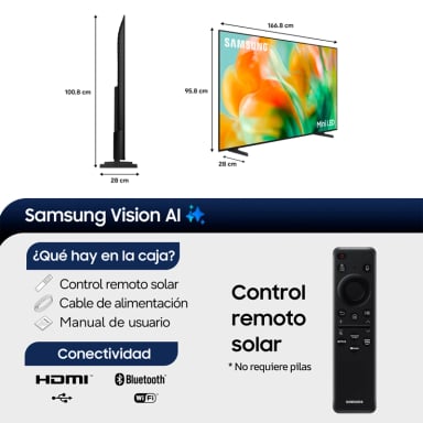 SMART TV SAMSUNG MINI LED 4K UHD 75” M80H - 3
