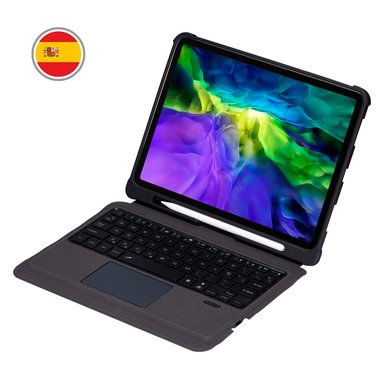 TECLADO IPAD AIR 5 INALÁMBRICO GUIONBAJO CHILE T207 FUNDA CON TECLADO EN ESPAÑOL Y TOUCHPAD - - 1