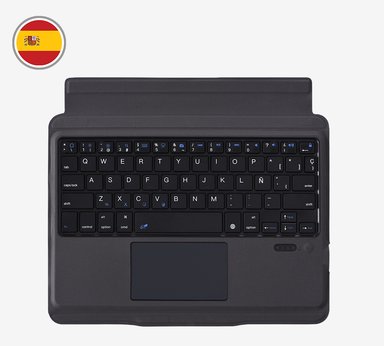TECLADO IPAD AIR 5 INALÁMBRICO GUIONBAJO CHILE T207 FUNDA CON TECLADO EN ESPAÑOL Y TOUCHPAD - - 3