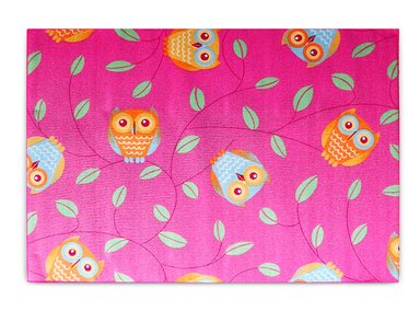 ALFOMBRA IDETEX HAPPY OWL 95 X 133 CM - 1
