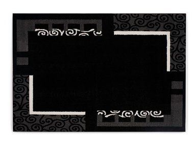 ALFOMBRA IDETEX FRIZE CARVED D5 150 X 200 CM NEGRO - 1