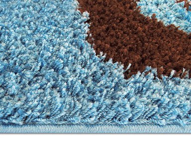 ALFOMBRA IDETEX DISEÑO D5 SHAGGY TURQUESA - 2