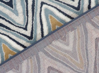 ALFOMBRA IDETEX HEATSET RAINBOW 200 X 285 CM AZUL MARINO - 3