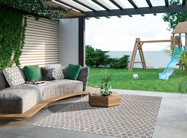 ALFOMBRA IDETEX PVC KALA D1 120 X 170 CM BEIGE - 5