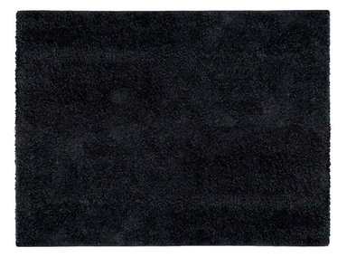 BAJADA DE CAMA IDETEX LISA SHAGGY 60 X 120 CM NEGRO - 1