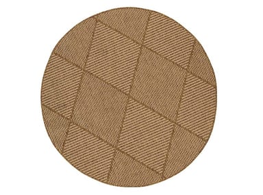 ALFOMBRA REDONDA IDETEX VENUS SISAL 150 NATURAL 150 X 150 CM CARAMELO - 1
