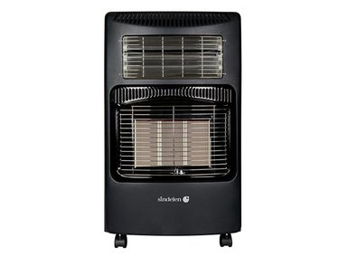 ESTUFA HIBRIDA GAS/ELECTRICA SINDELEN SUNNY NEGRA - 1