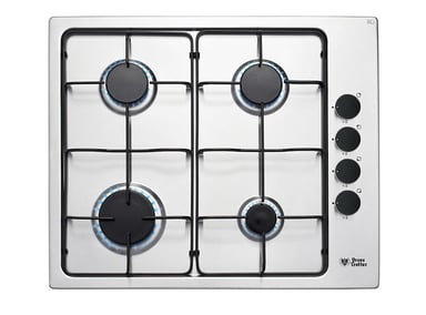KIT ENCIMERA EMPOTRABLE GAS LICUADO URSUS TROTTER 4 PLATOS PRIME G4 + CAMPANA FV 60 INOX 1M/EPC4 - 3