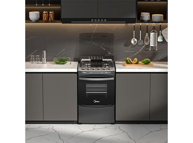 COCINA A GAS LICUADO/NATURAL MIDEA 4 PLATOS MCG-4QPI24NSCG - 6