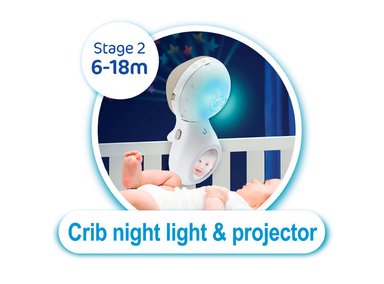 MÓVIL BEBE INFANTINO PROYECTOR MUSICAL 3 EN 1 AZUL - 3