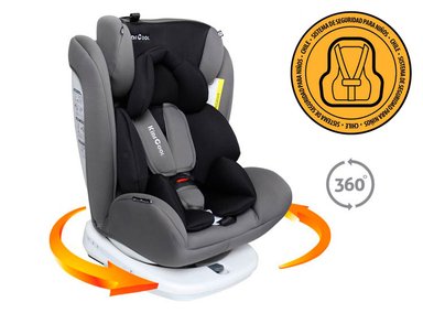SILLA AUTO KIDSCOOL 360 GRIS GRIS - 1
