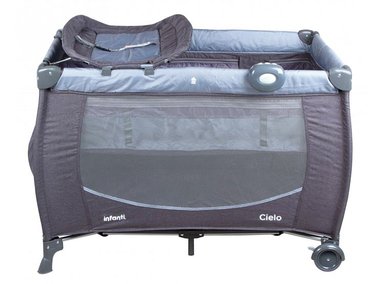 CUNA PLAYARD INFANTI CIELO GREY DOTS - 2