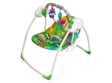 SILLA NIDO MECEDORA BEBEGLO MUSICAL JUNGLA RS-17710 - 4