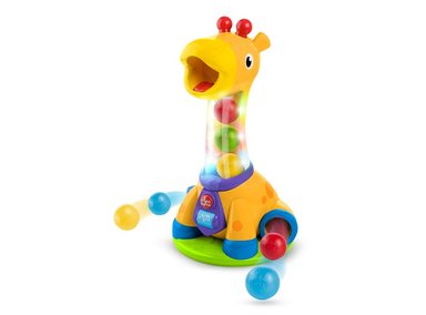 JUEGO ENCASTRE BRIGHT STARS SPIN & GIGGLE AMARILLO - 2